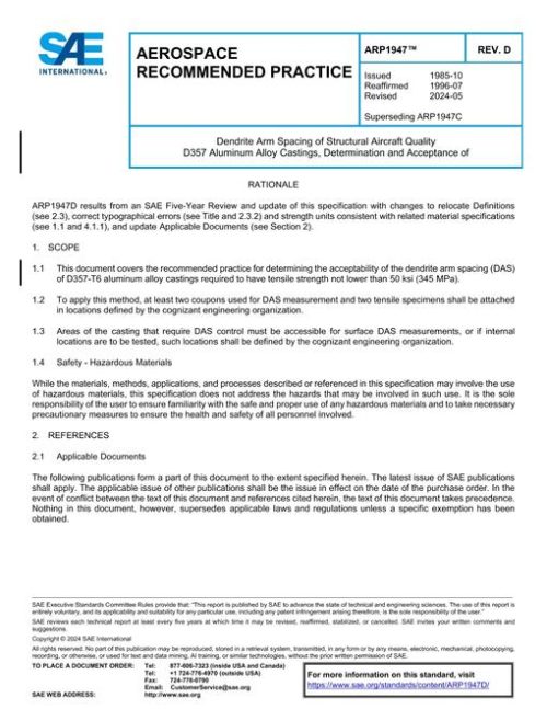 SAE ARP1947D pdf