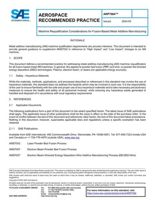 SAE ARP7064 pdf