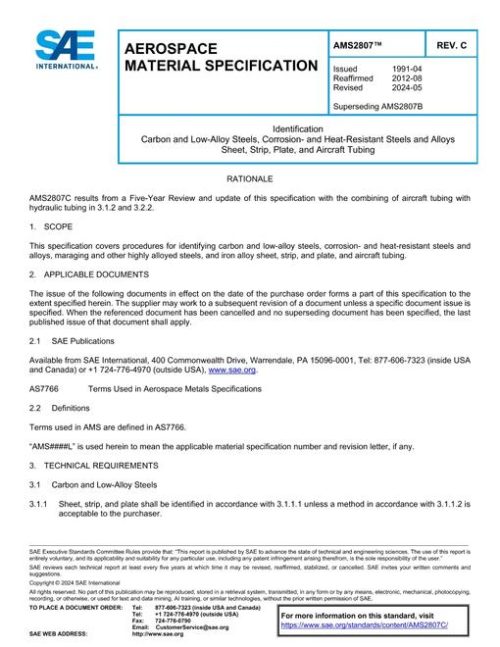 SAE AMS2807C pdf