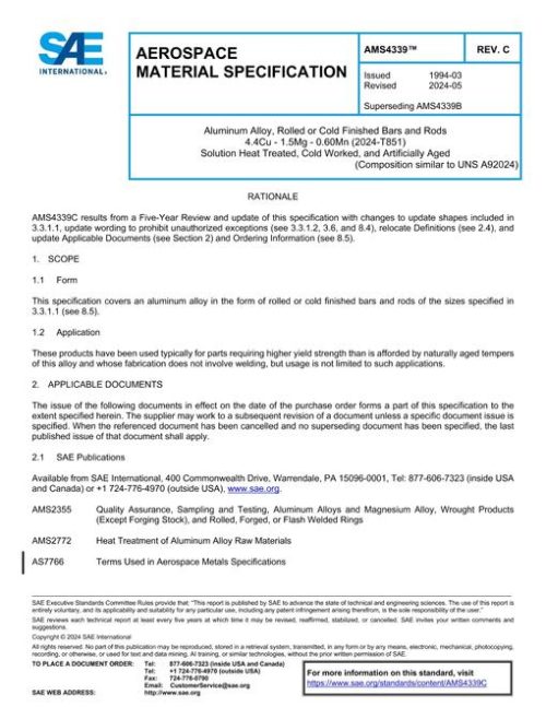 SAE AMS4339C pdf