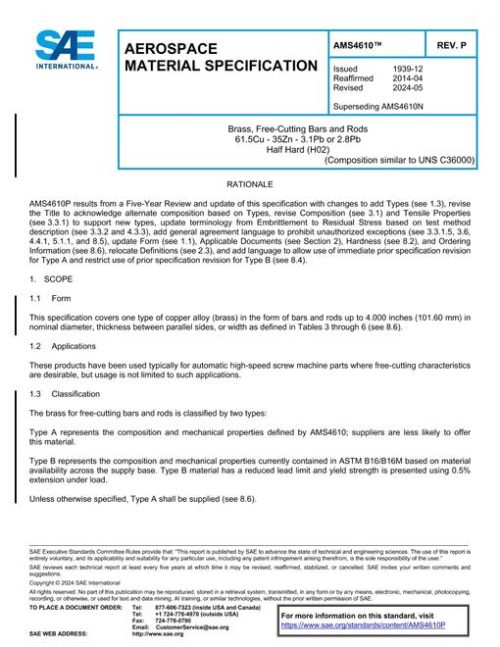 SAE AMS4610P pdf