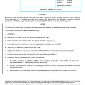 SAE AMS2694D pdf