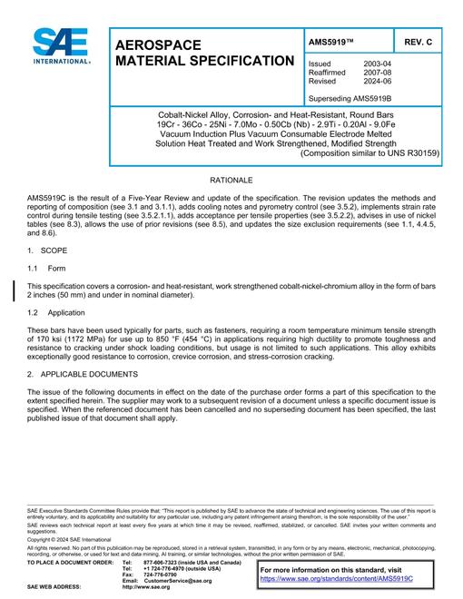 SAE AMS5919C pdf