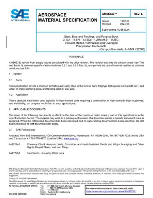 SAE AMS6532L pdf