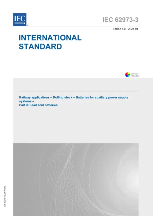 IEC 62973-3 Ed. 1.0 en:2024 pdf