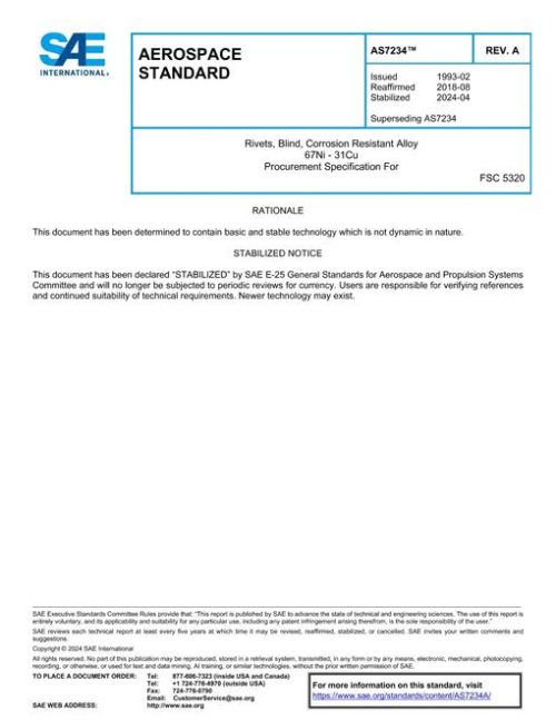 SAE AS7234A pdf